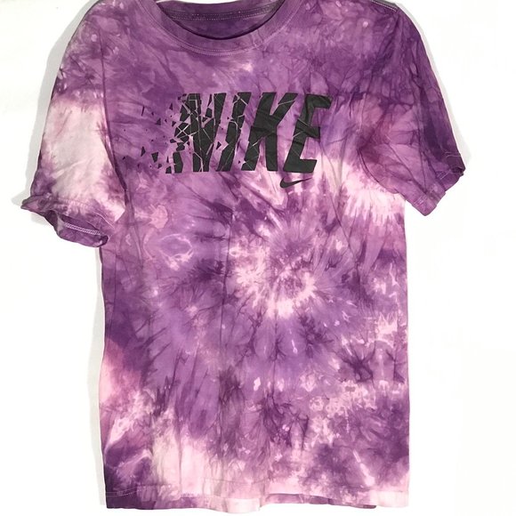 Nike Other - NIKE Custom Shirt Tie Dye Purple Size Small Tee